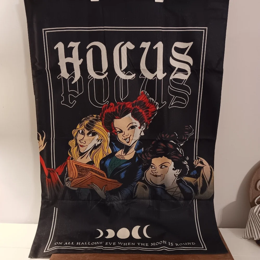 Hocus Pocus woven flag/ wall tapestry‎